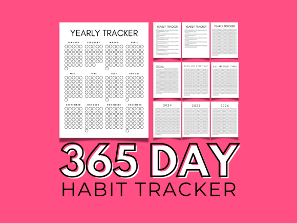 365 Days Habit Tracker: A Year of Consistent Growth