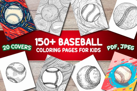 Baseball Coloring Pages: Visual Assets for Creators