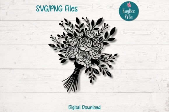 Bridal Wedding Bouquet SVG Cut File Guide