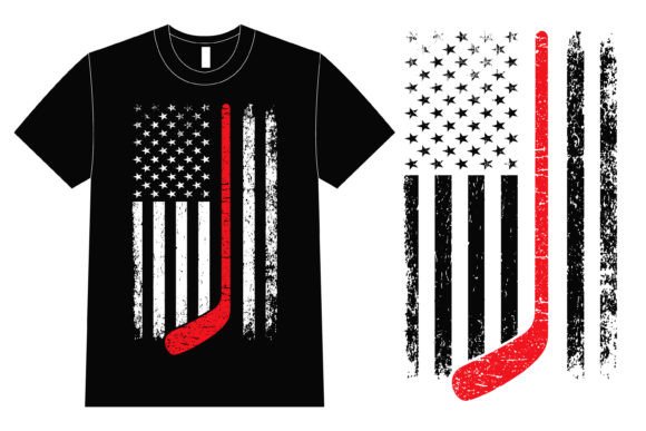 Celebrating American Spirit: The USA Vintage Flag Hockey T-Shirt Design Guide
