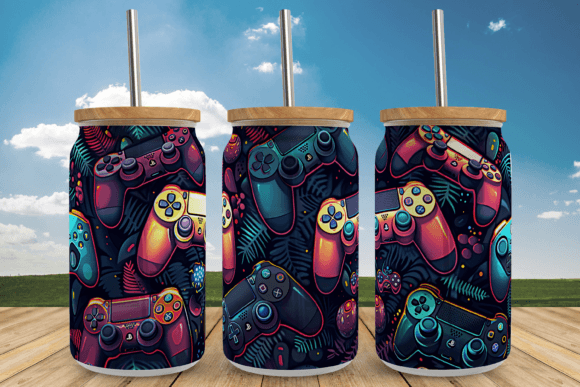 Integrating Gamer Fuel 16Oz Libbey Wrap PNG into Your Sublimation Production Workflow