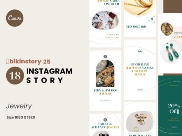 Maximizing Brand Impact with a Jewelry Instagram Story Canva Template
