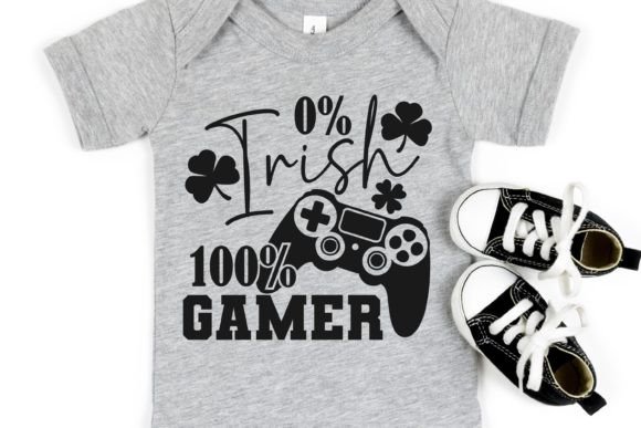 Not Irish Just Gamer SVG: St. Patrick's Day Design