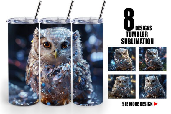 Tumbler Baby Owl Glitter: Evaluating Sublimation Assets for Creative Projects